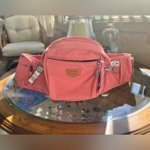 MATERNITY- Baby bag- Coral Pink- Used to help hold baby-NWT